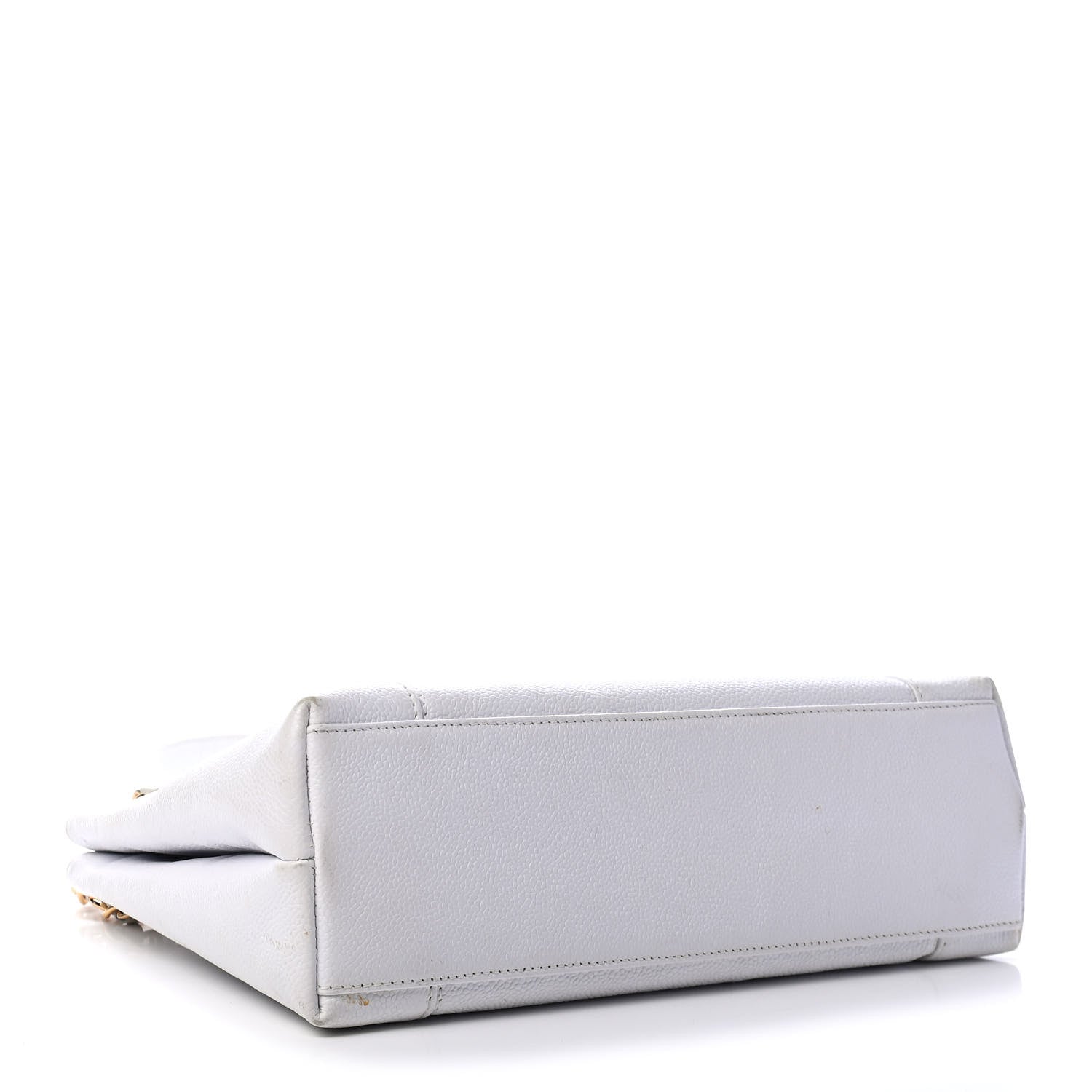 Chanel Caviar Flap Shoulder Bag White 3 of 6