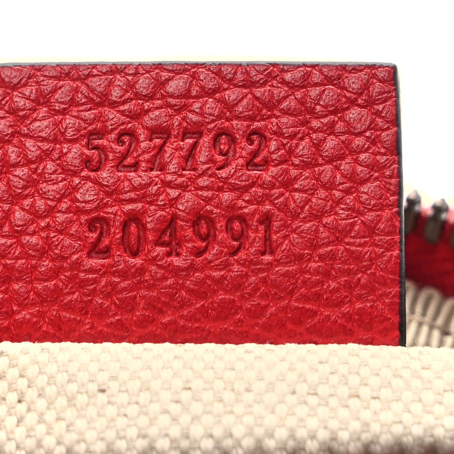 Gucci Grained Calfskin Small Logo Belt Bag Hibiscus Red 7 of 9