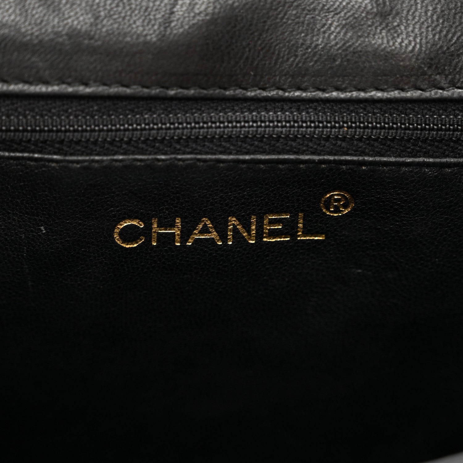 Chanel Lambskin Quilted CC Small Single Flap Black 6 of 13