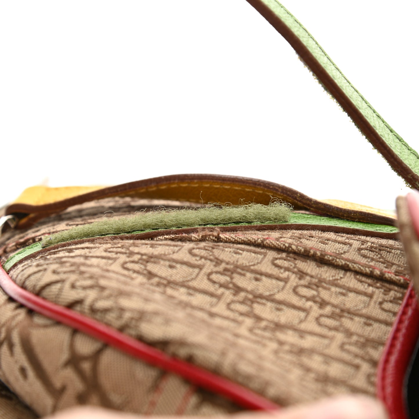 Monogram Rasta Saddle Bag Beige
