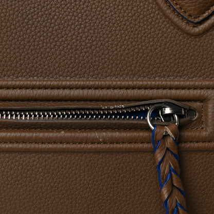 Celine Baby Grained Medium Phantom Luggage Taupe Blue Trim 12 of 19