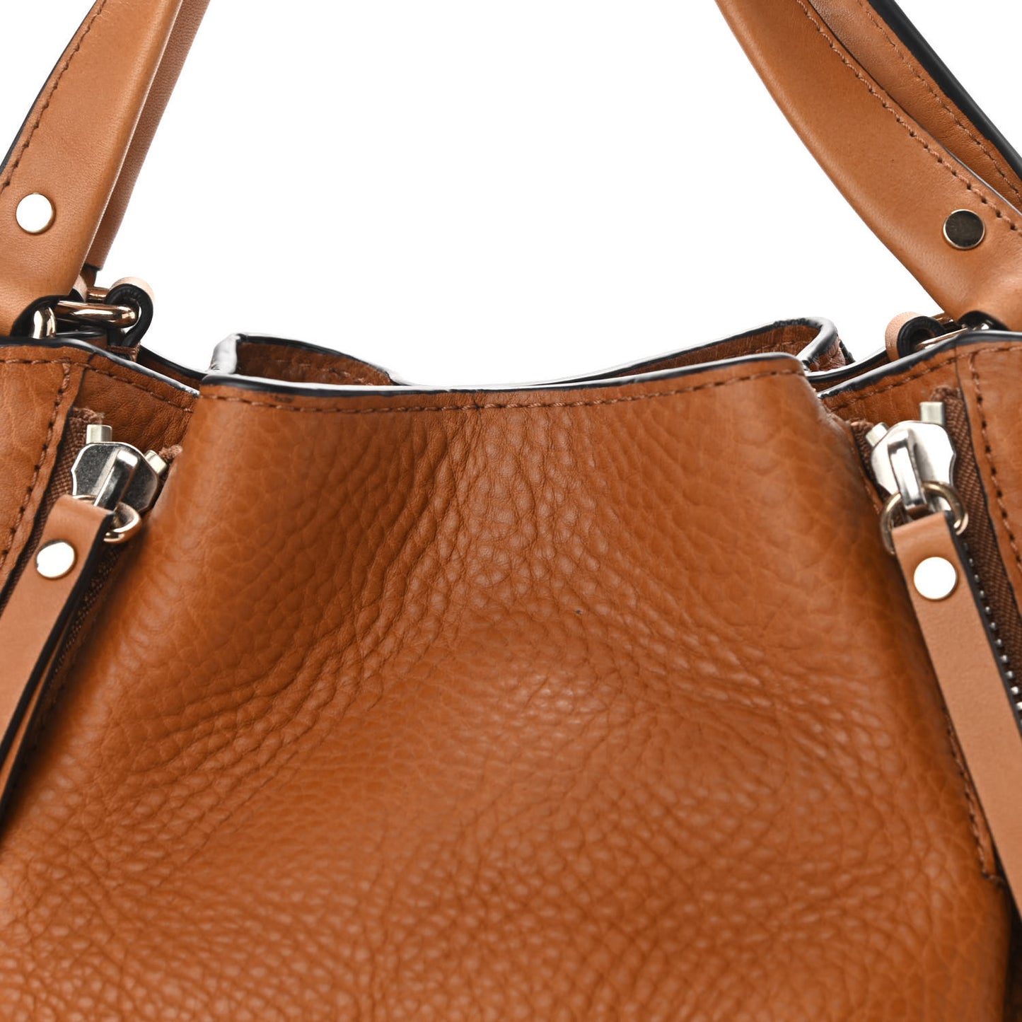 Grainy Calfskin House Check Small Maidstone Saddle Brown