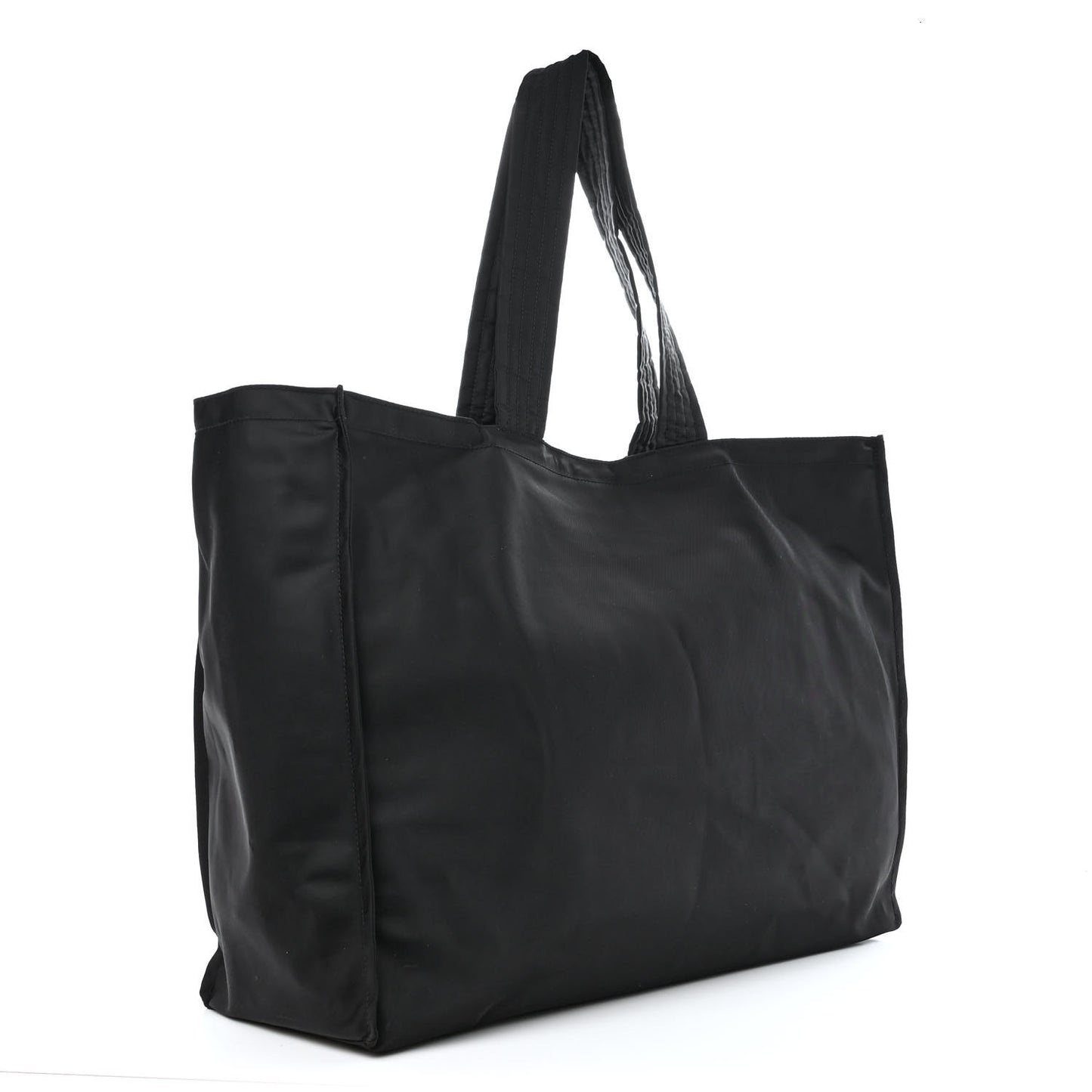 Nylon Trench Tote Black