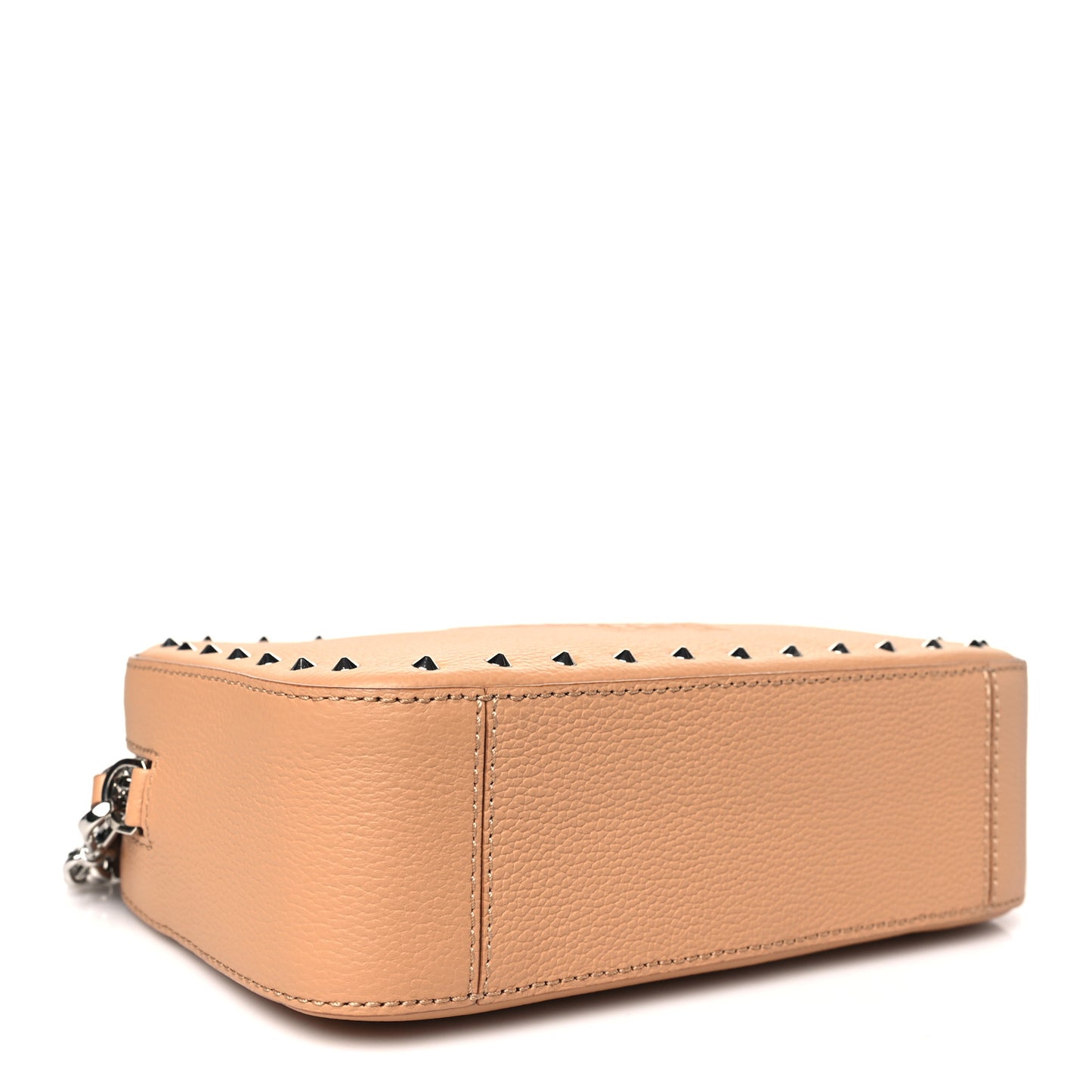 Calfskin Chanswell Studded Camera Bag Beige