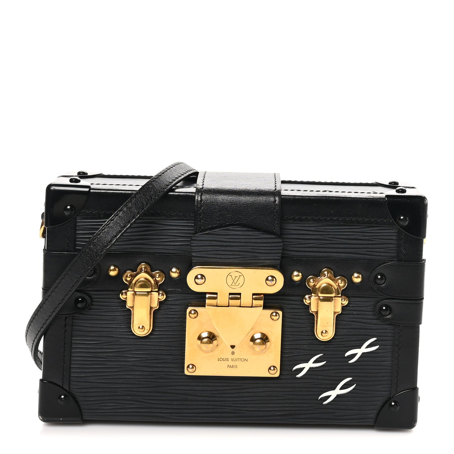 Louis Vuitton Epi Petite Malle Black 1 of 9