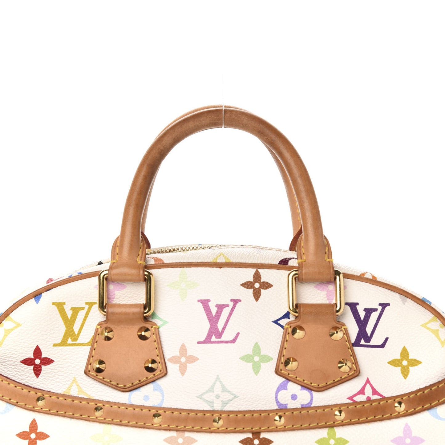 Monogram Multicolor Trouville White