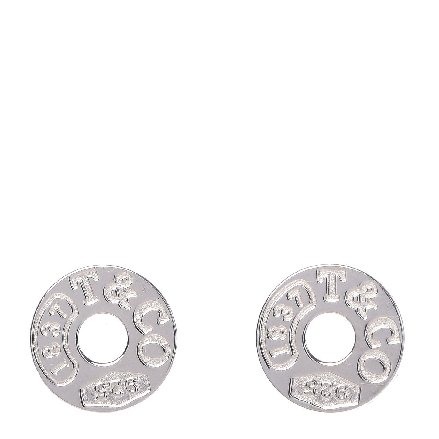 Sterling Silver 1837 Circle Earrings