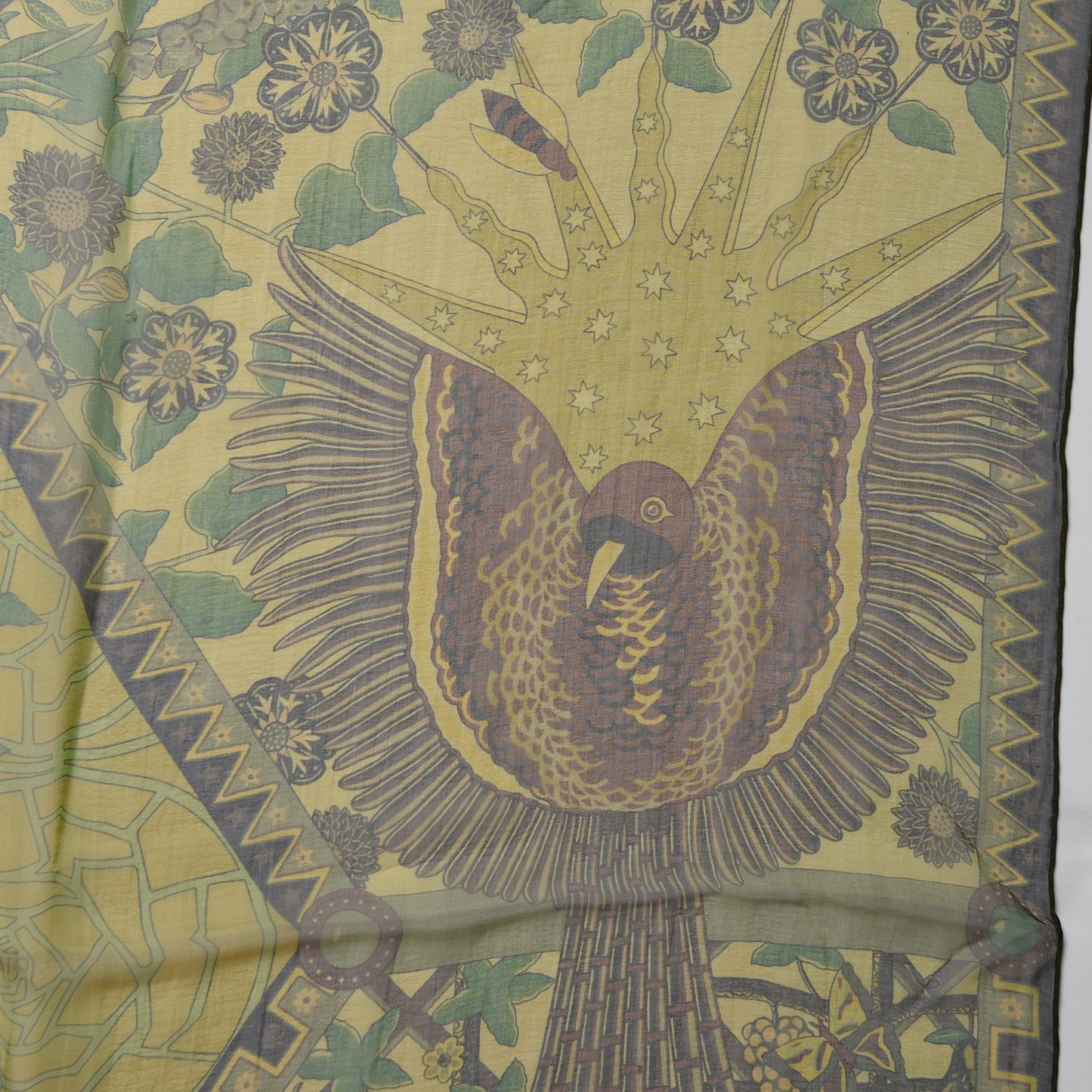 Mousseline Silk Axis Mundi Shawl 140