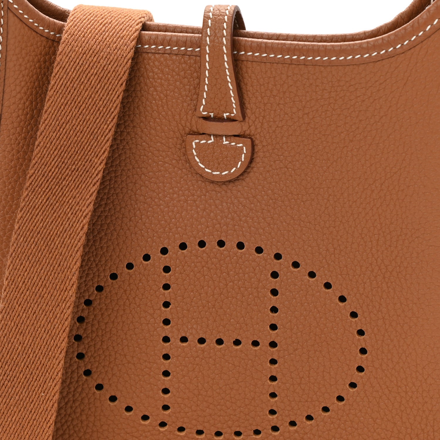 Hermes Taurillon Clemence Evelyne TPM Gold 8 of 10