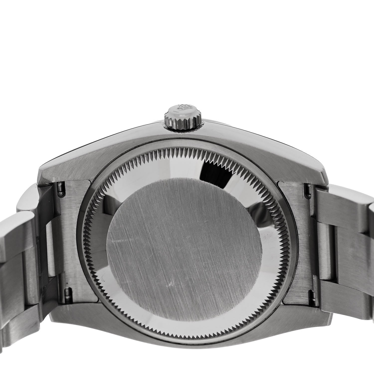 Rolex Stainless Steel 34mm Oyster Perpetual Watch Champagne 114200 4 of 5