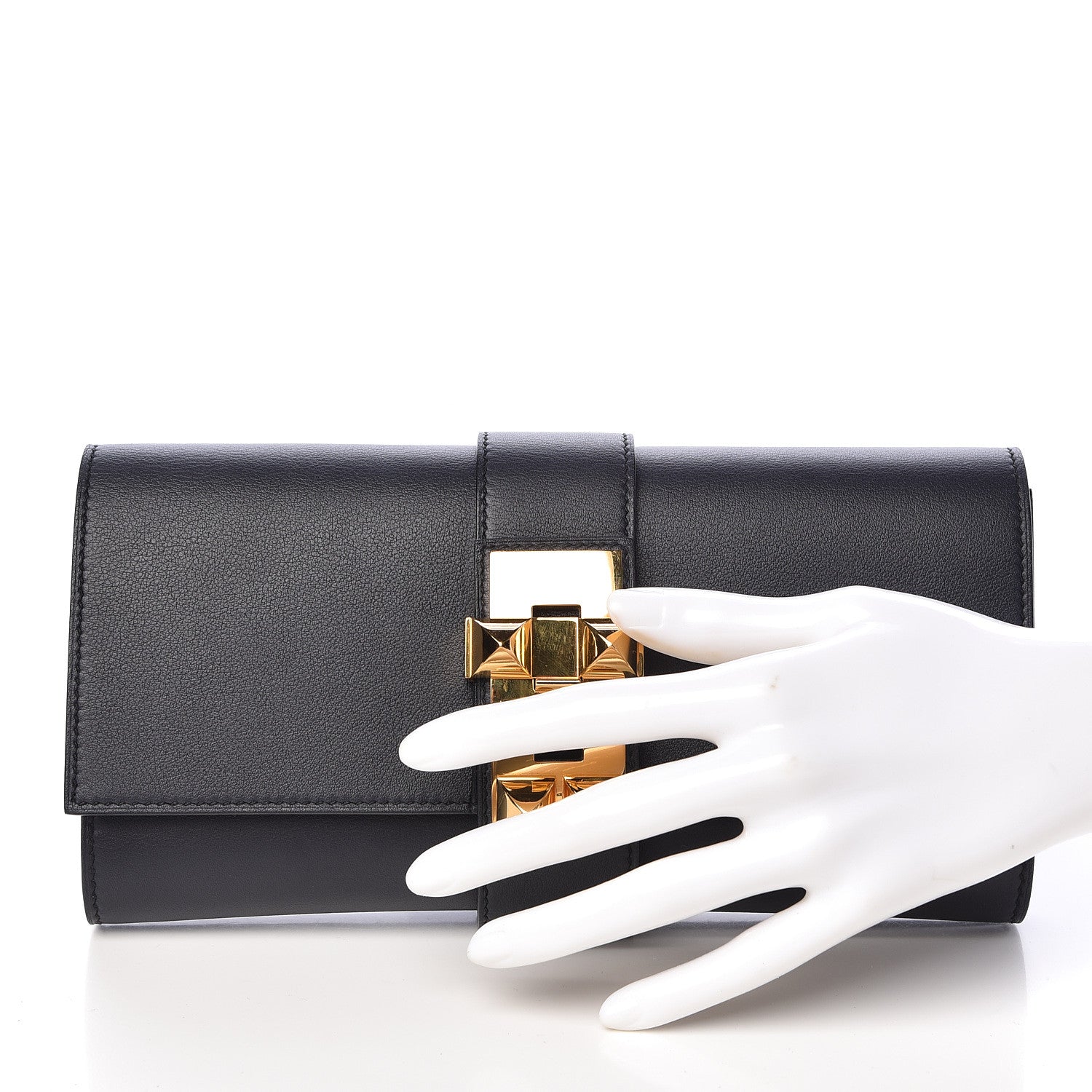 Hermes Swift Medor 23 Clutch Bleu Nuit 2 of 8
