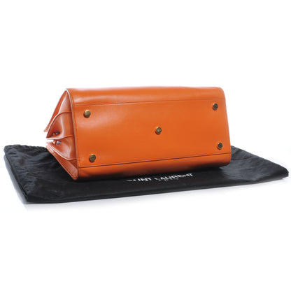 Saint Laurent Leather Small Sac de Jour Orange 4 of 7