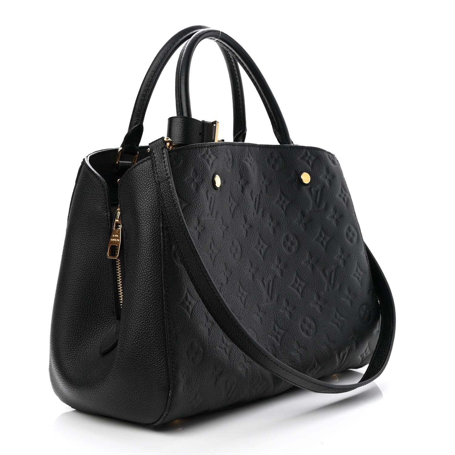 Louis Vuitton Empreinte Montaigne MM Black 3 of 8