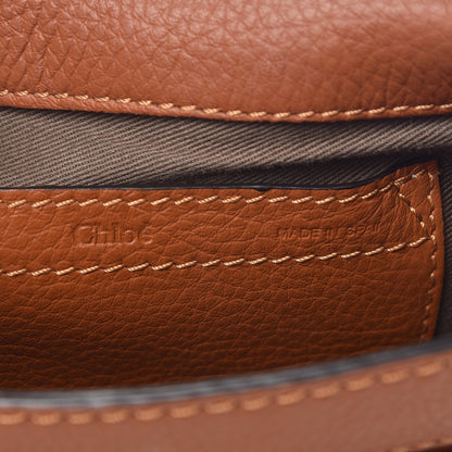 Chloe Calfskin Mini Marcie Round Crossbody Bag Tan 7 of 8