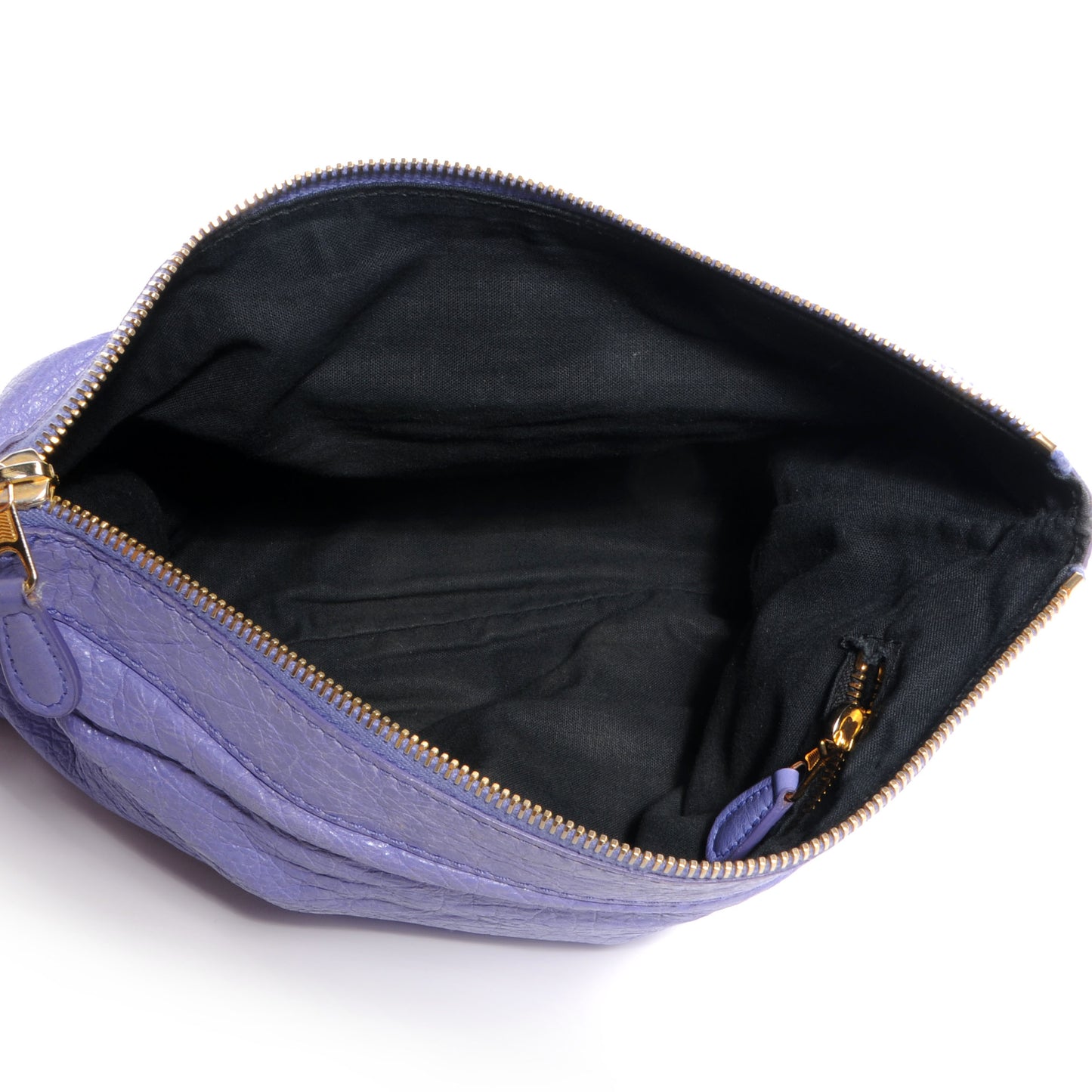 Agneau Giant 12 Rose Gold Hardware Handle Clutch Mauve