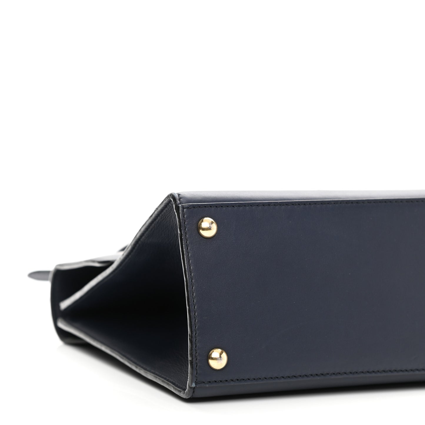 Calfskin Medium Padlock Signature Top Handle Bag Navy