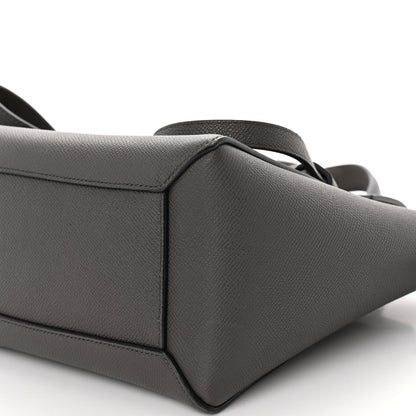 Celine Grained Calfskin Micro Belt Bag Grey 10 of 10