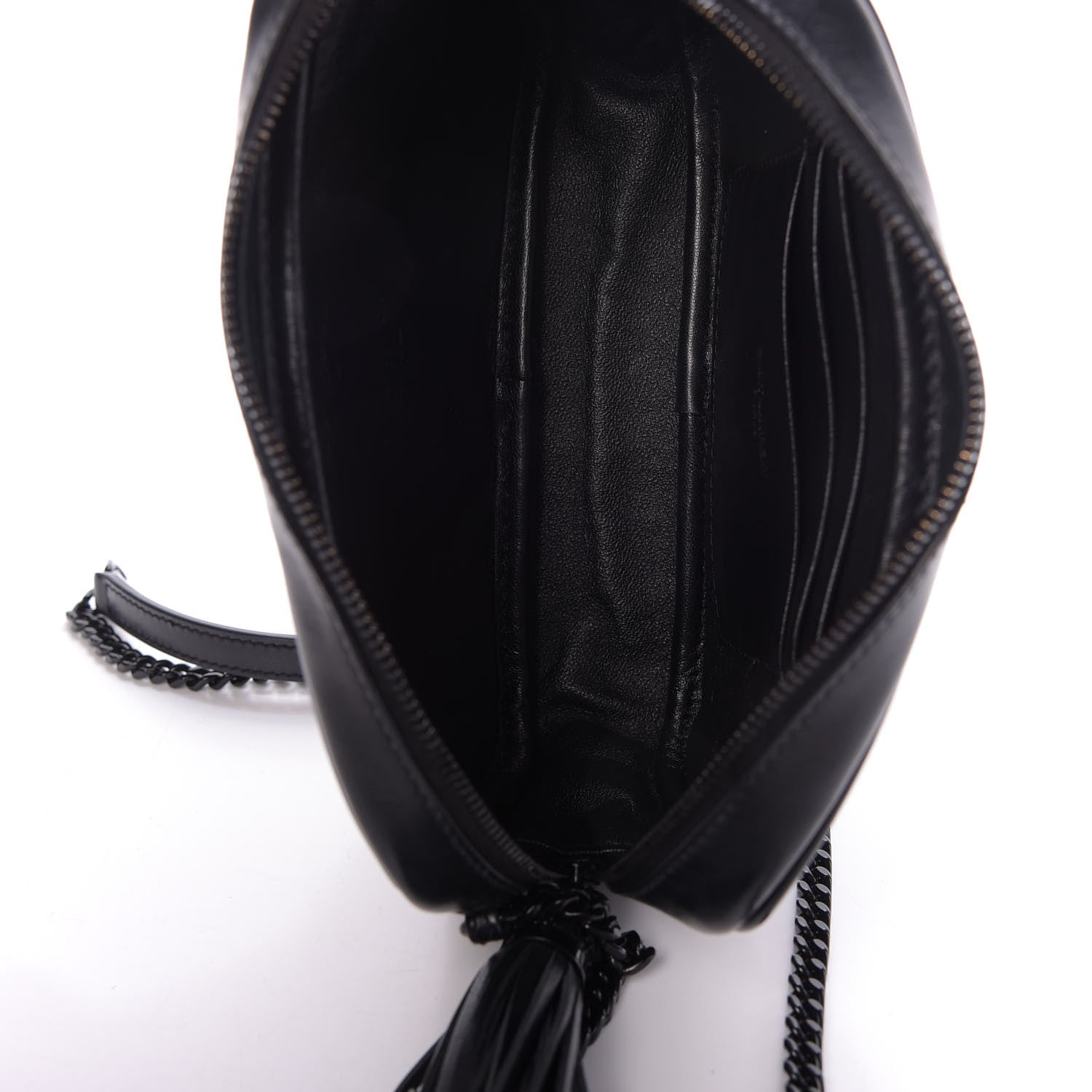 Saint Laurent Canvas Calfskin Metallic Tiger Print Monogram Lou Camera Bag Multicolor 5 of 9