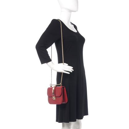 Valentino Garavani Vitello Small Glam Lock Rockstud Flap Rosso Valentino 2 of 8