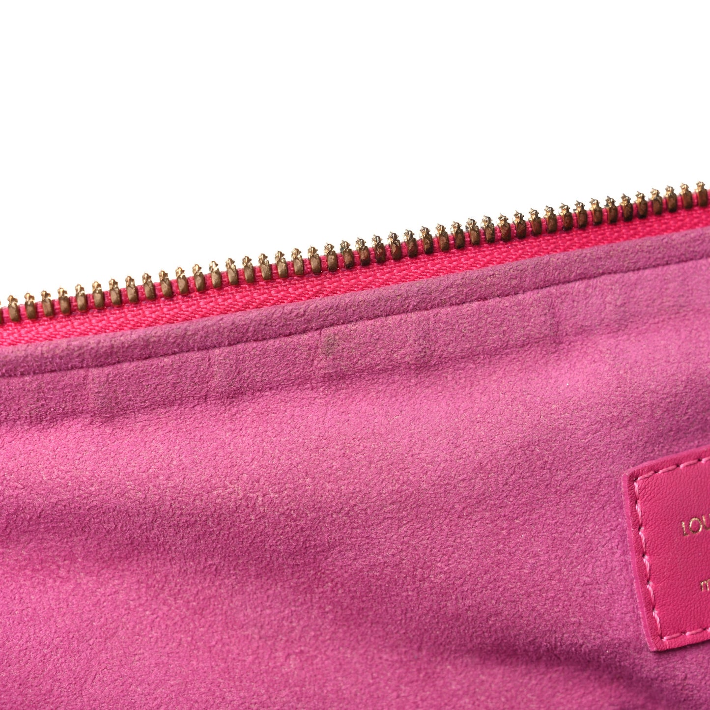 Calfskin Embossed Courtney MM Fuchsia