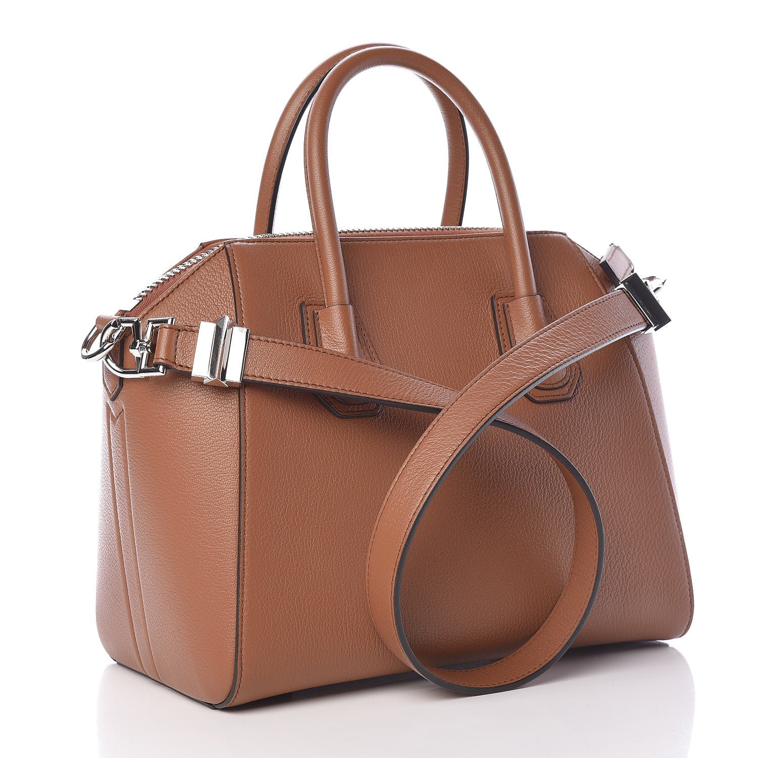 Givenchy Sugar Goatskin Small Antigona Pony Brown 3 of 10