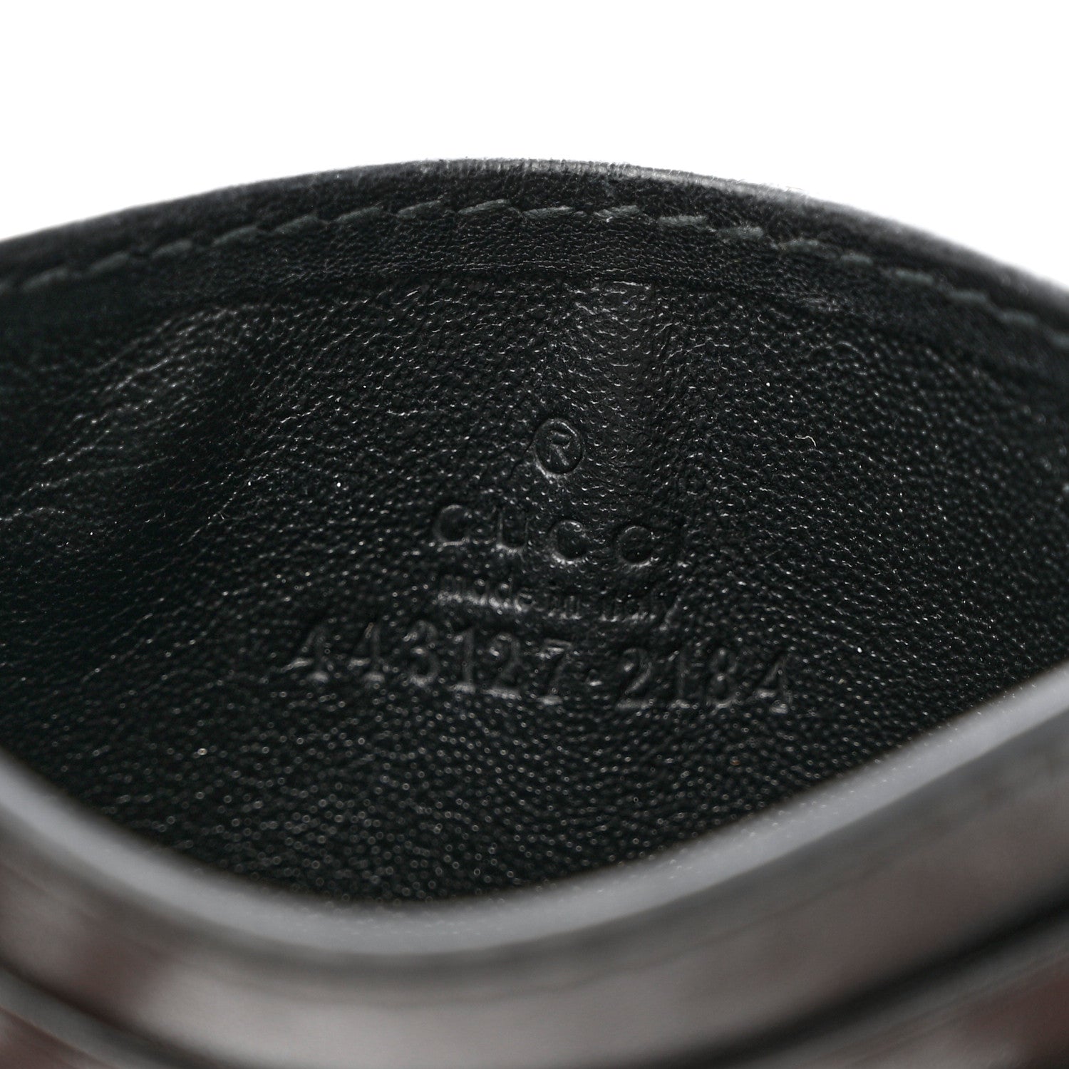 Gucci Calfskin Matelasse GG Marmont Card Holder Black 6 of 8