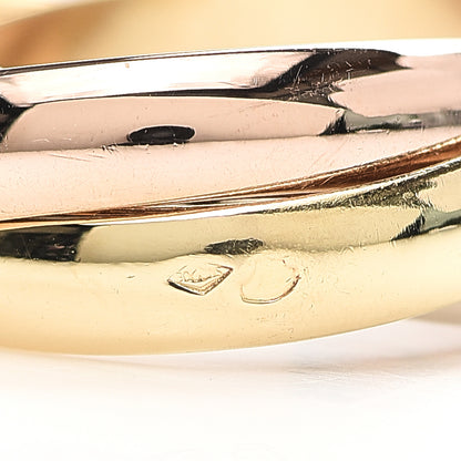 Cartier 18K Pink Yellow White Gold Classic Les Must De Cartier Trinity Ring 49 4.75 4 of 6