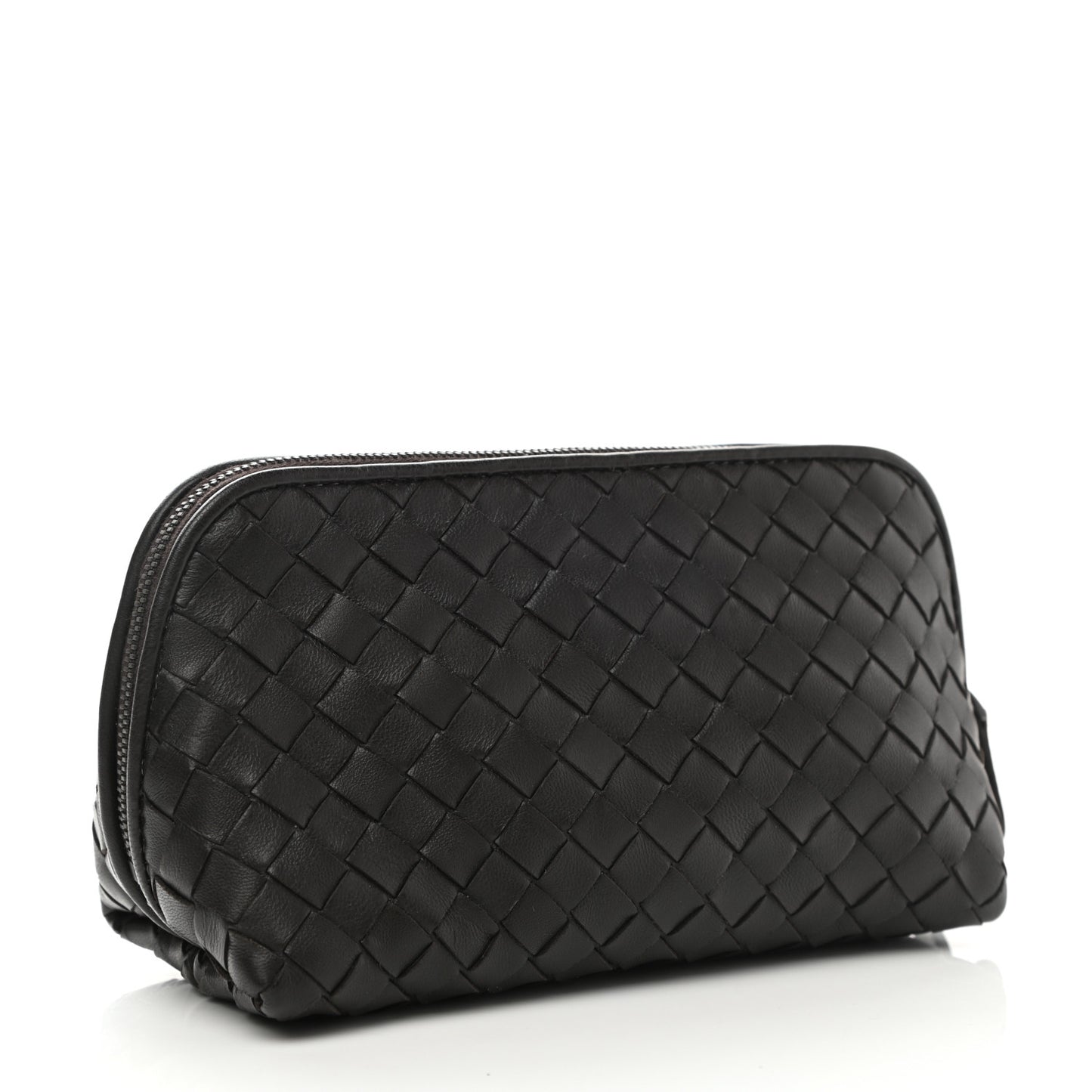Nappa Intrecciato Cosmetic Case Black