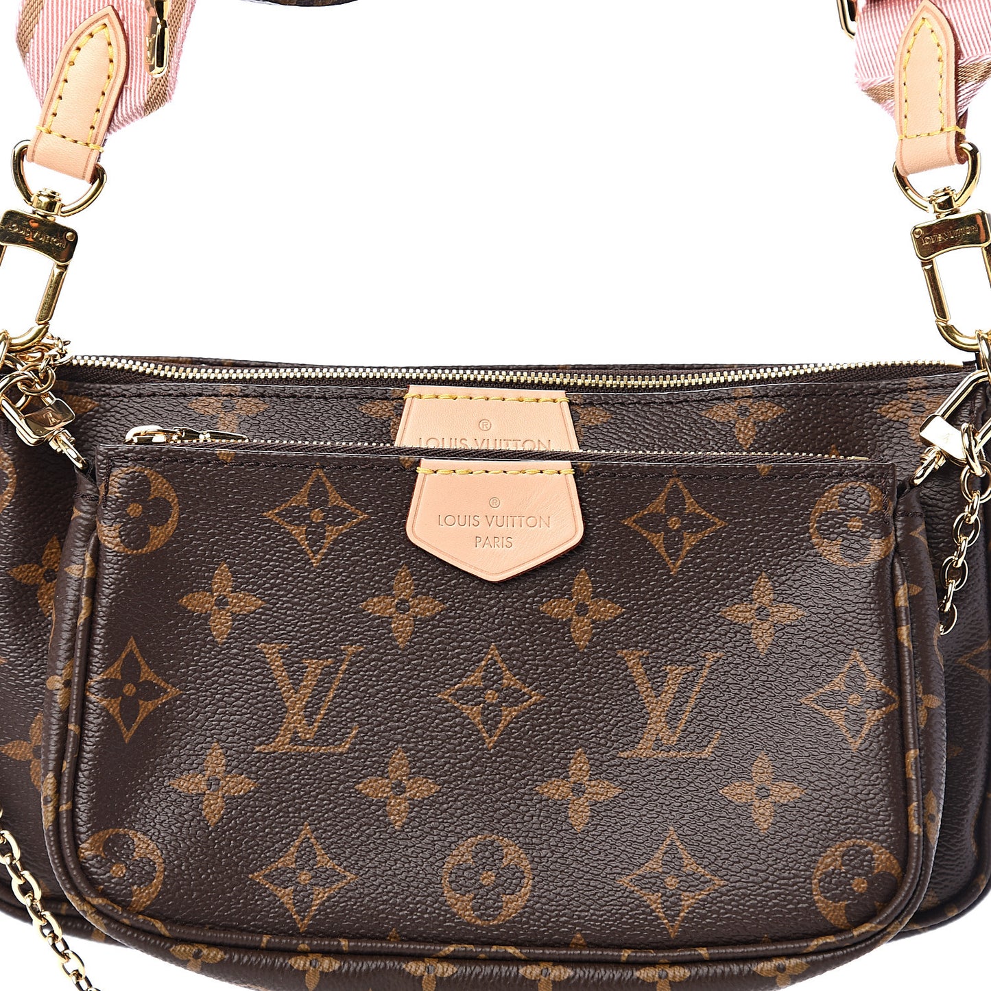 Monogram Multi Pochette Accessories Rose Clair