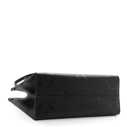 Louis Vuitton Empreinte Monogram Giant Onthego MM Black 4 of 9