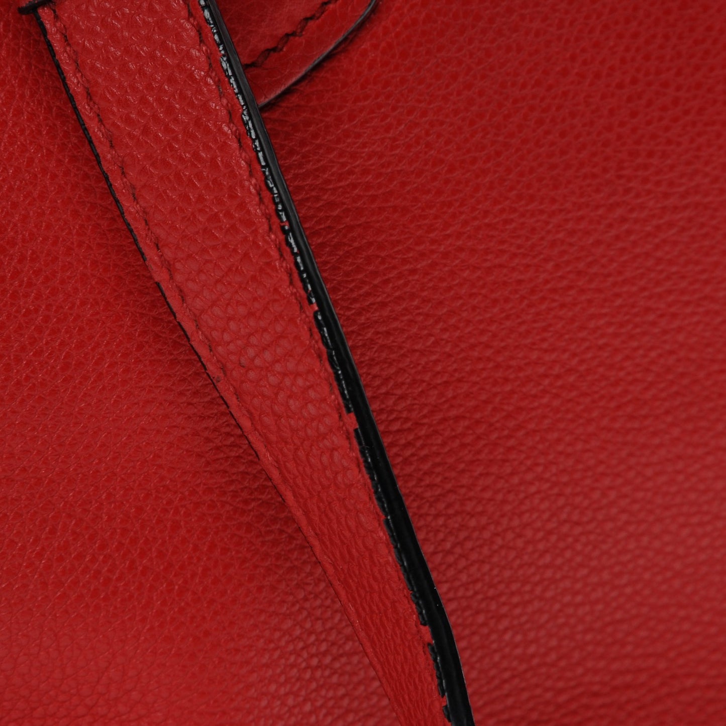 Vitello Grain Tote Fuoco