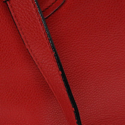 Prada Vitello Grain Tote Fuoco 10 of 19