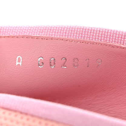 Chanel Sequin Grosgrain Cap Toe Ballerina Flats 41 Pink Black 7 of 9