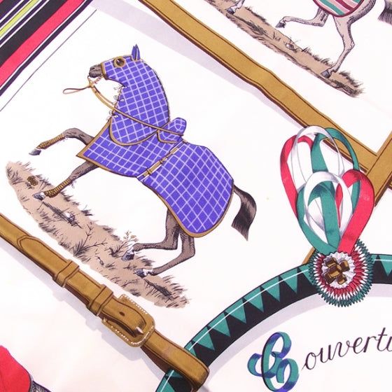 Hermes Silk Equestrian Scarf Multicolor 5 of 6