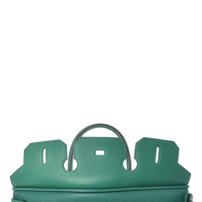 Hermes Taurillon Clemence Birkin 35 Vert Vertigo 23 of 35