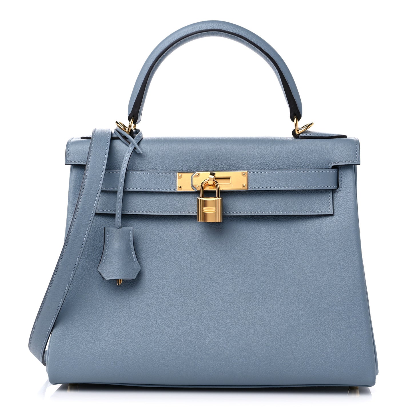 Evercolor Kelly Retourne 28 Bleu Lin