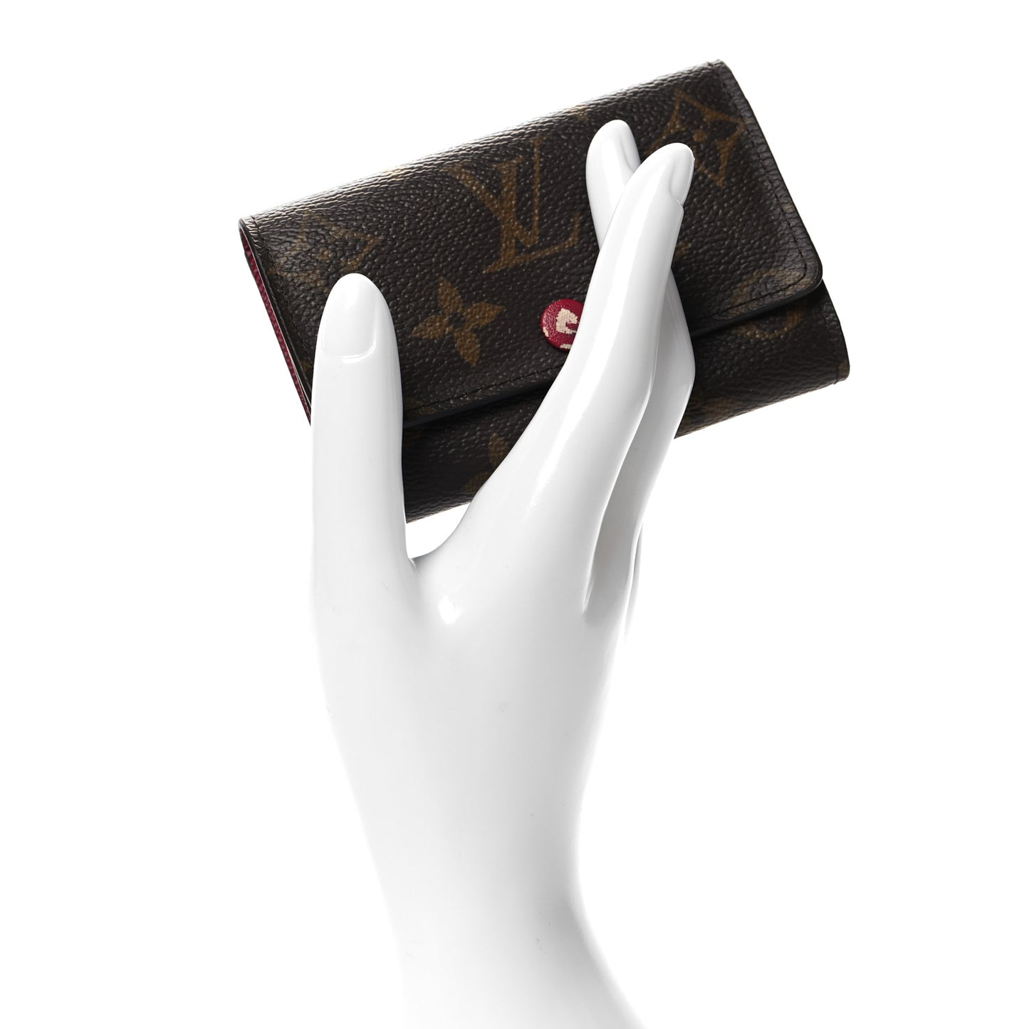 LOUIS VUITTON Monogram 6 Key Multicles Holder Fuchsia