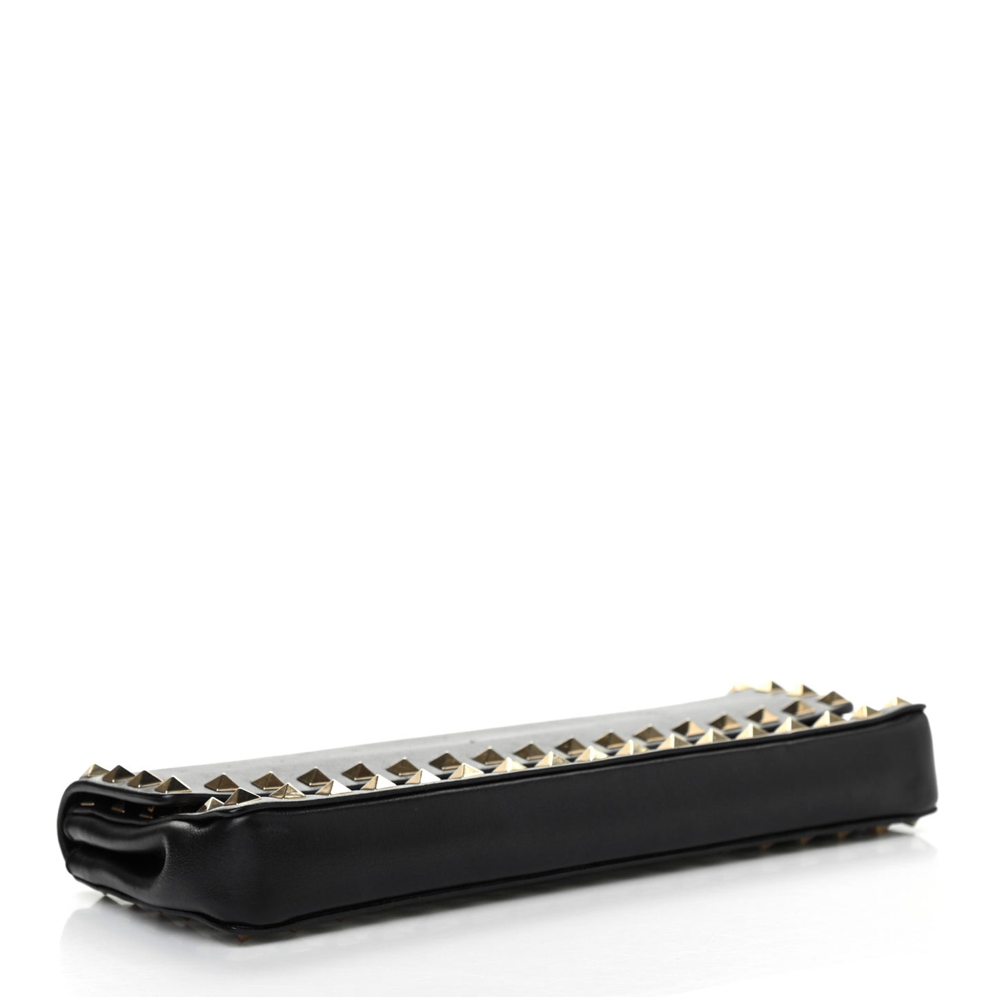 Nappa Rockstud Bangle Clutch Black