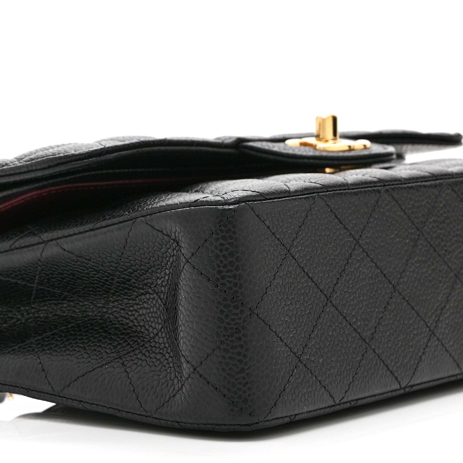 Chanel Caviar Quilted Small Double Flap Black 9 of 10