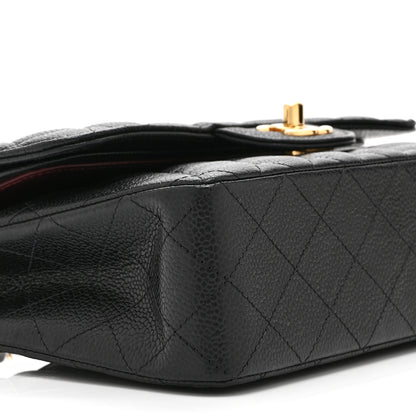 Chanel Caviar Quilted Small Double Flap Black 9 of 10