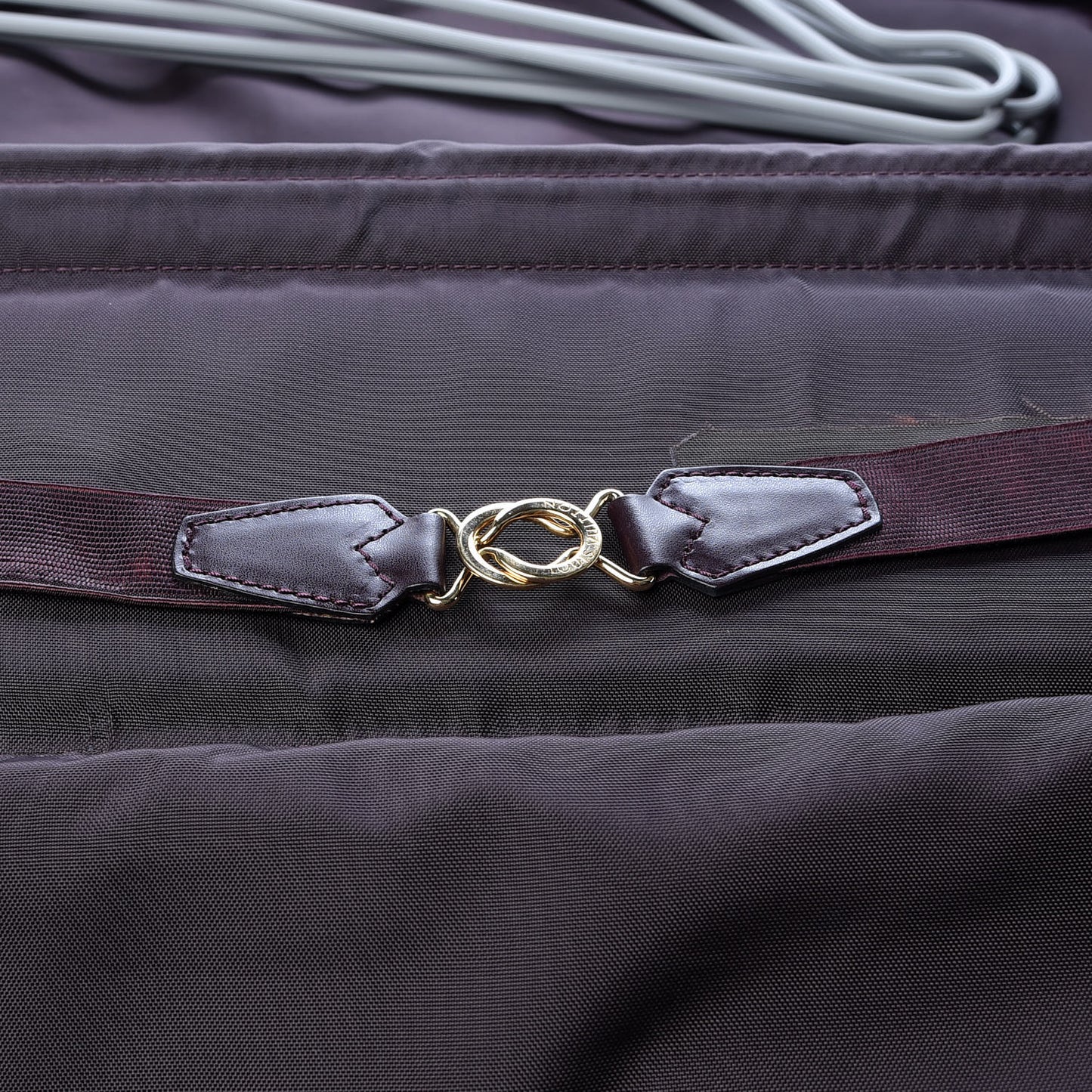 Taiga Canvas 5 Hanger Garment Carrier Bordeaux
