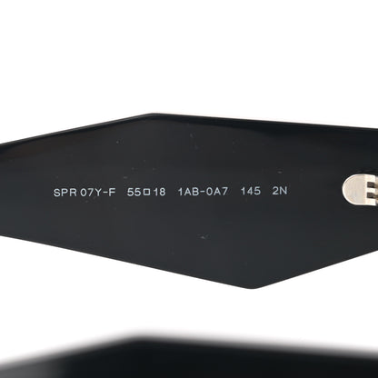 Prada Acetate Symbole Sunglasses SPR 07Y Black 6 of 8