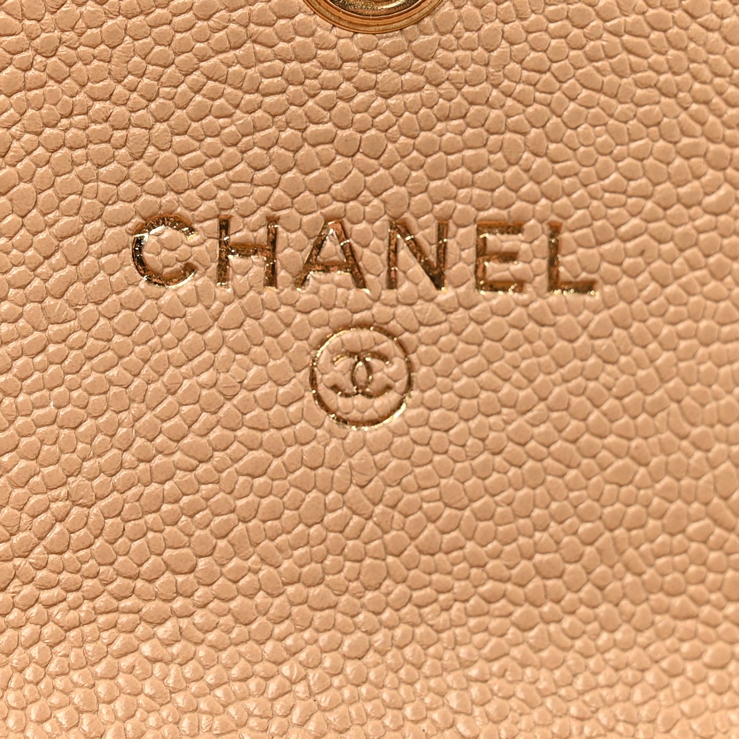 Chanel Caviar Quilted Boy Flap Card Holder Wallet Beige 7 of 9