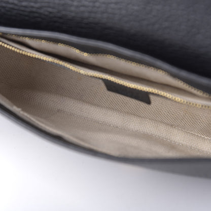 Gucci Pebbled Calfskin Medium Soho Flap Crossbody Black 5 of 9
