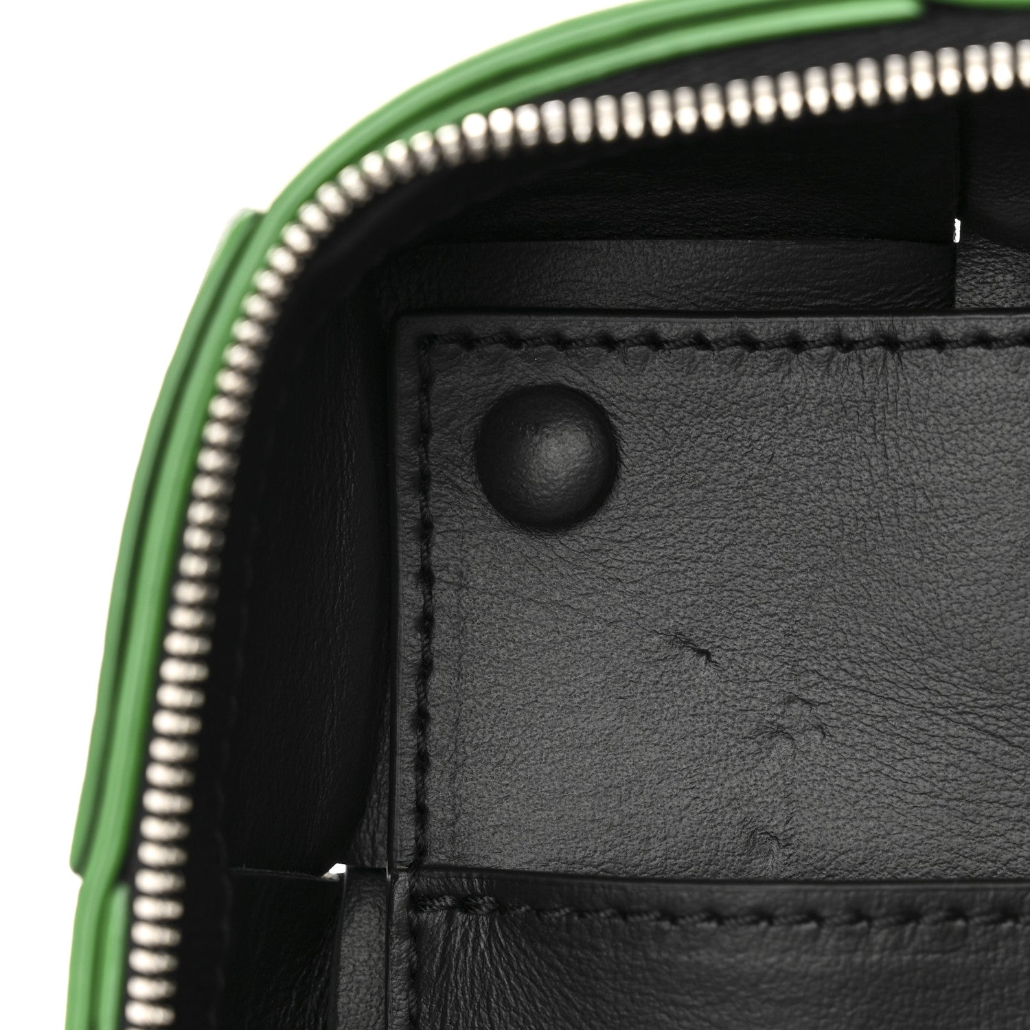 Bottega Veneta Calfskin Intrecciato Mini Cassette Sling Bag Black Parakeet 18 of 19
