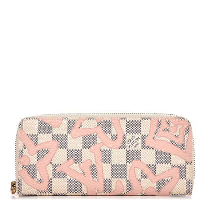 Louis Vuitton Damier Azur Tahitienne Clemence Wallet 1 of 6
