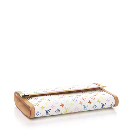 Louis Vuitton Monogram Multicolor Porte Tresor International Wallet White 3 of 6