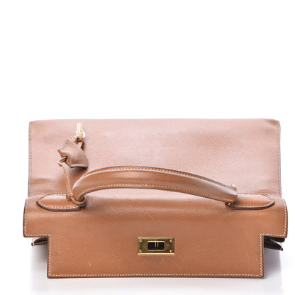 Hermes Courchevel Kelly Sellier 28 Gold 16 of 49