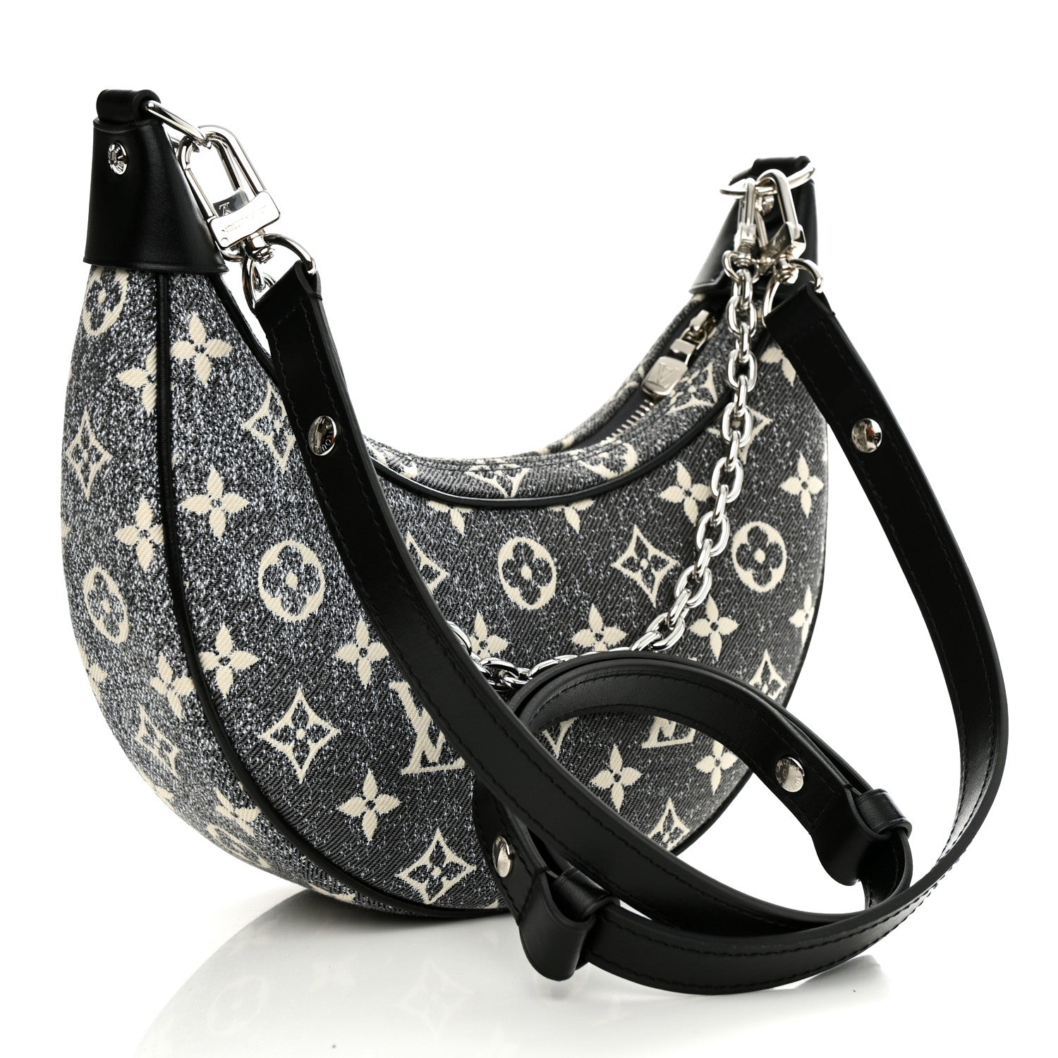 Louis Vuitton Monogram Jacquard Denim Loop Black 3 of 9