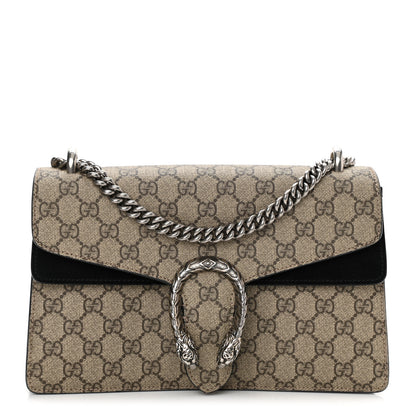 Gucci GG Supreme Monogram Small Dionysus Shoulder Bag Black 1 of 9
